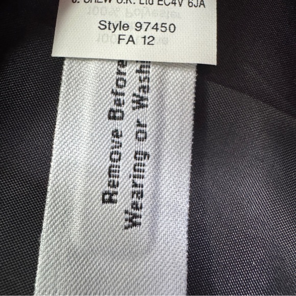 J.Crew wool navy blue dress size 4 nwt - Picture 12 of 15